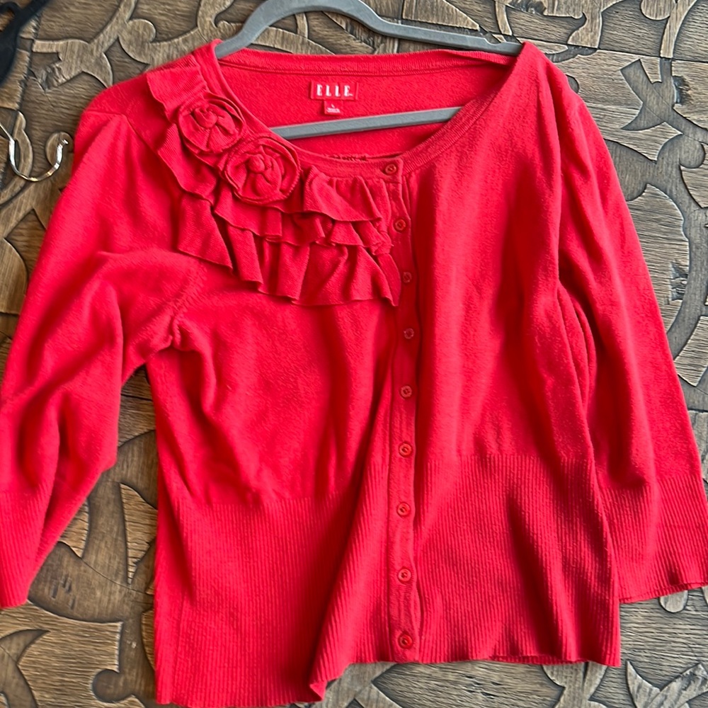 Red sweater